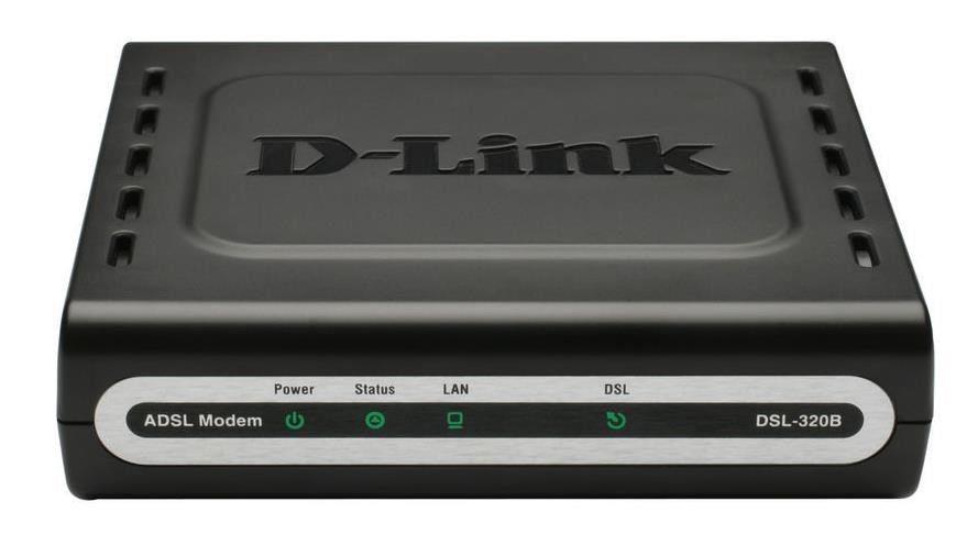 D-LINK Modem Router ADSL D-Link 2DSL-320B nero